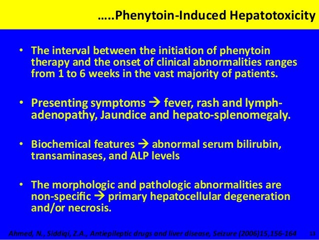 phenytoin liver disorder