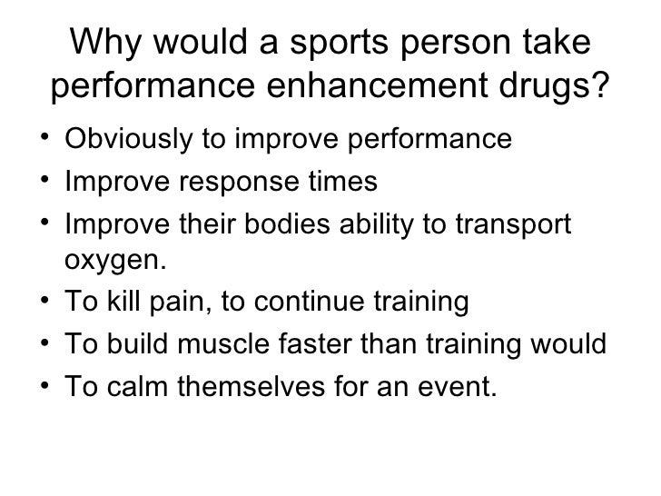 Drugs in sports