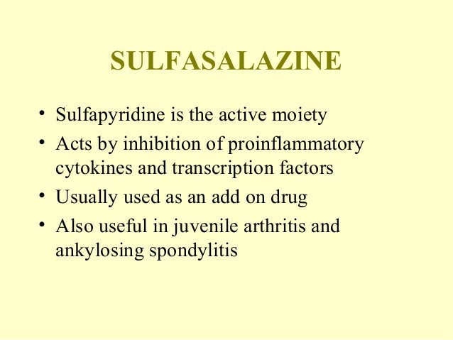 Sulfasalazine For Rheumatoid Arthritis Symptoms