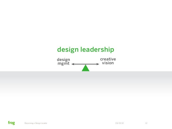 a Design Leader