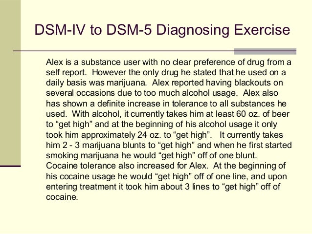 Dsm iv case studies
