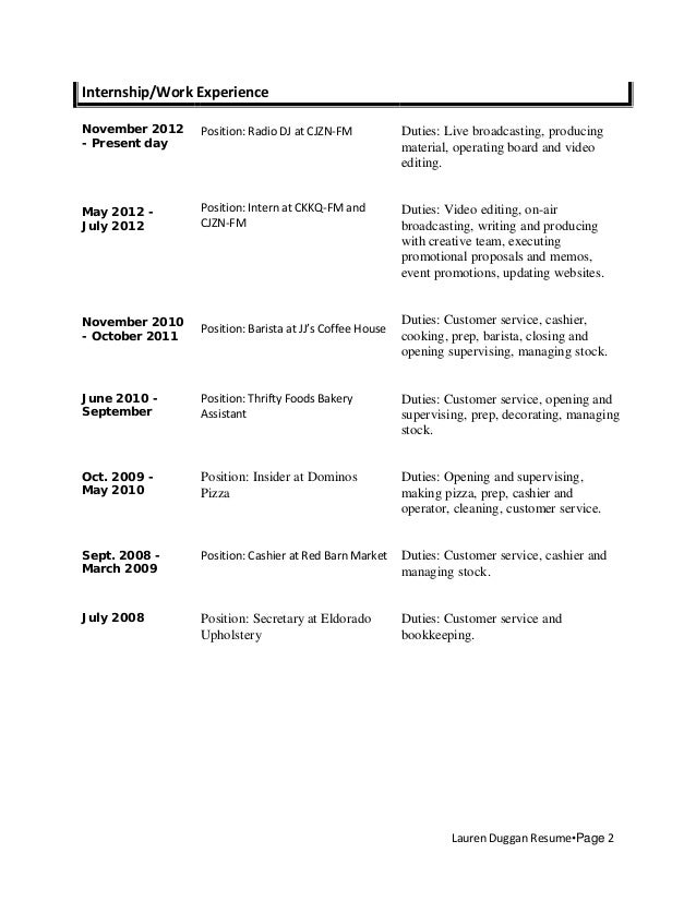 dj resume