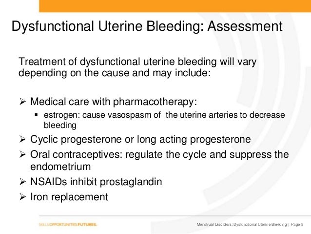 dysfunctional uterine bleeding