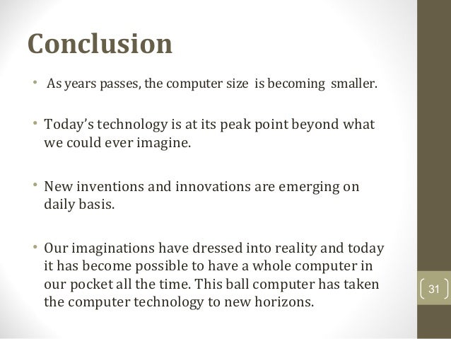 Essay conclusion about technology