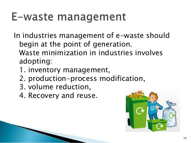 Essay on e waste