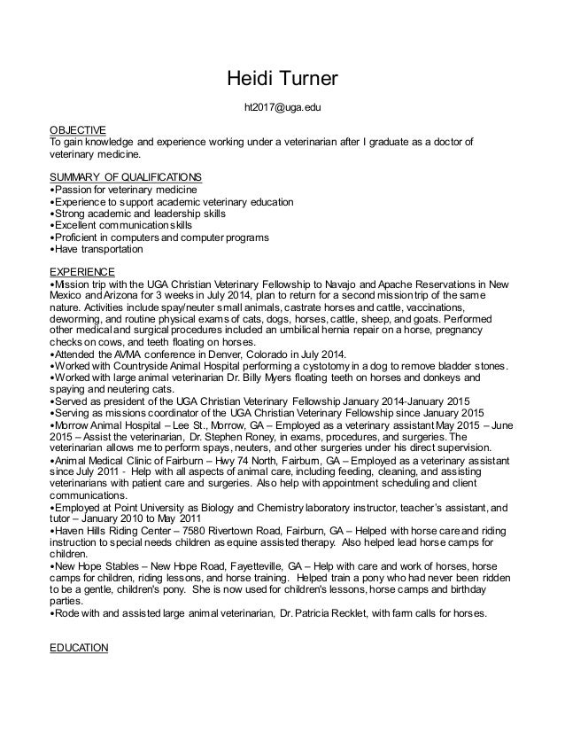 resume contacts