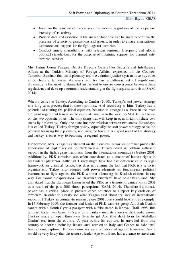 Counter terrorism dissertation