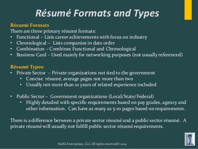 resume format guide reverse chronological functional