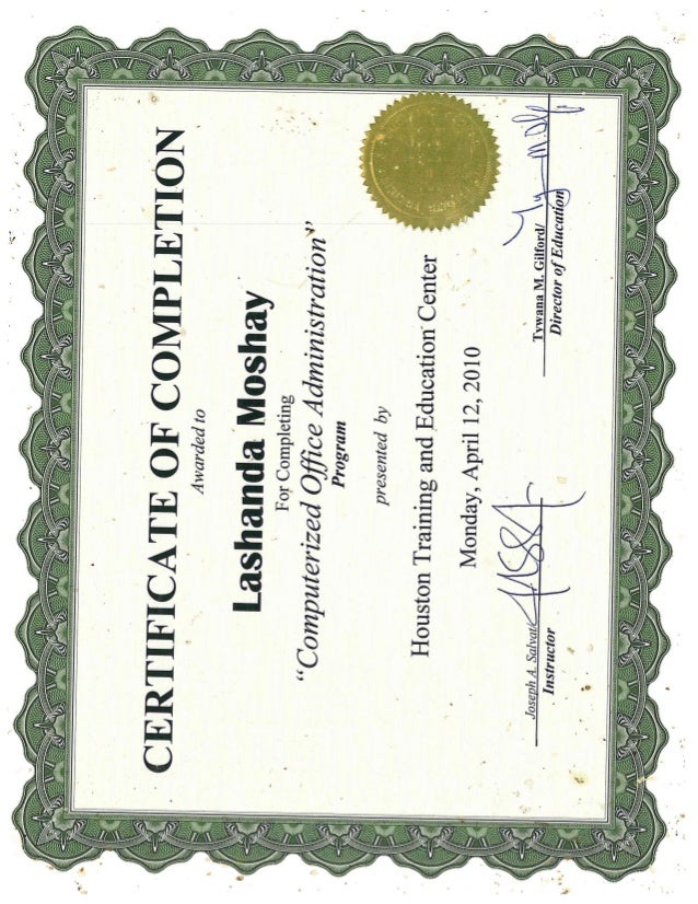 00009033 4200100021 73433236 Lashanda Certificate office Administrati 00009033 4200100021 73433236 Lashanda Certificate office Administrati
