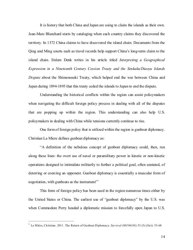 Dissertation about china