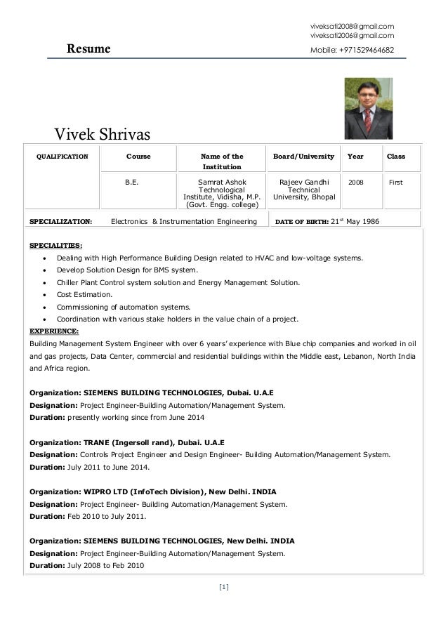vivek resume bms engineer new vivek resume bms engineer new