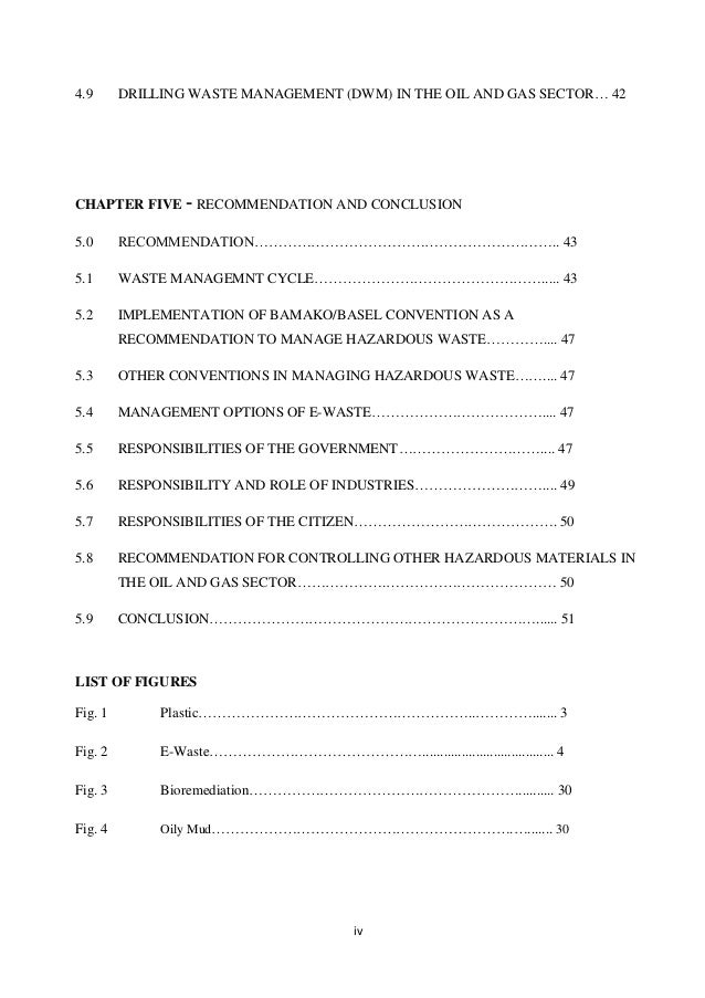 Dissertation on waste management