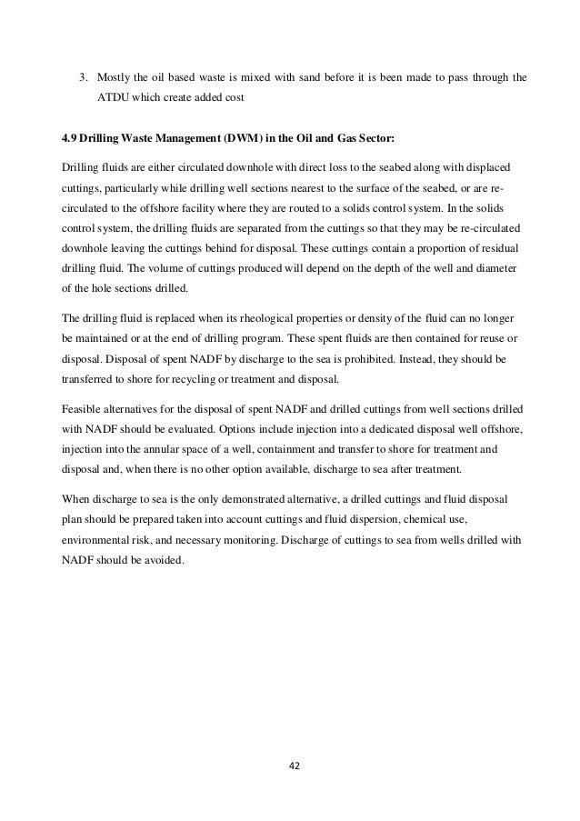 Thesis statement on waste management