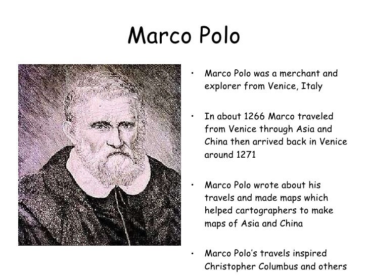 comparing the explorers marco polo and Venetian explorer, marco polo had a great impact on the area of what is now modern day china because of his exploration of the area, as well as many other areas in the. comparing the explorers marco polo and Venetian explorer, marco polo had a great impact on the area of what is now modern day china because of his exploration of the area, as well as many other areas in the.