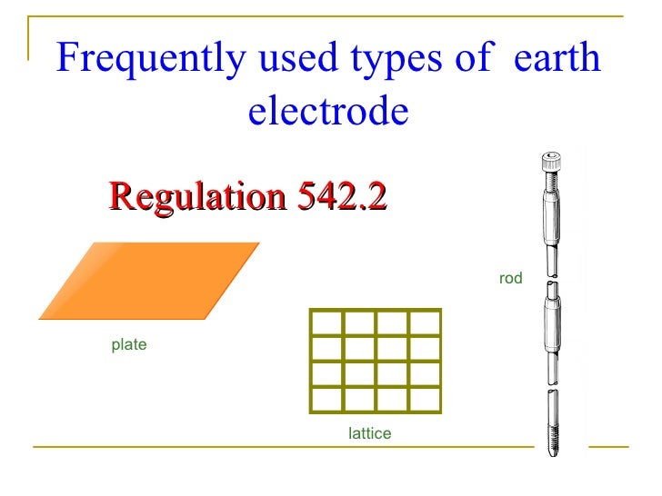 Earthing Arrangements 17th