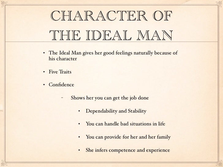 Characters Of A Good Man