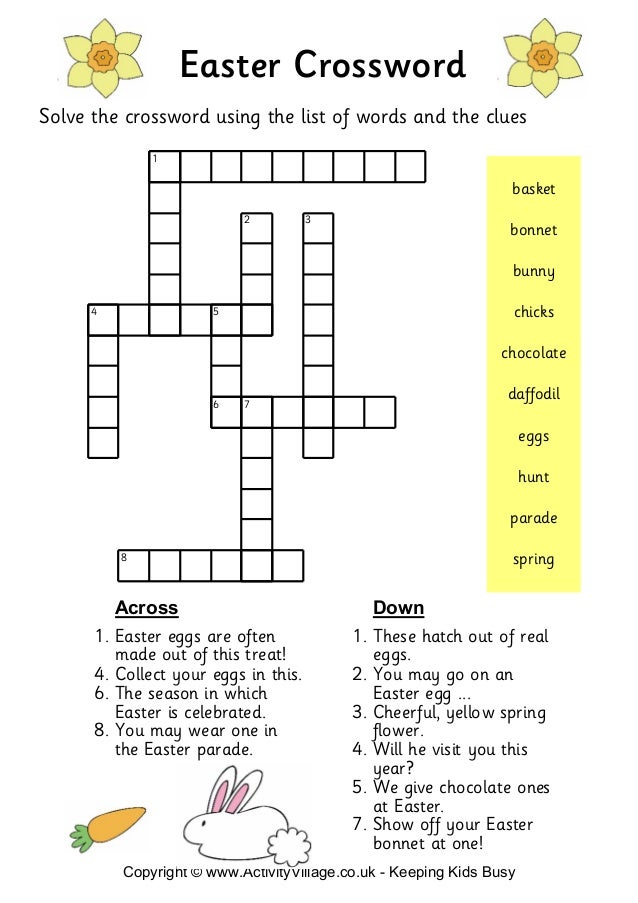 Big Easy Crossword Puzzles Pictures to Pin on Pinterest ...
