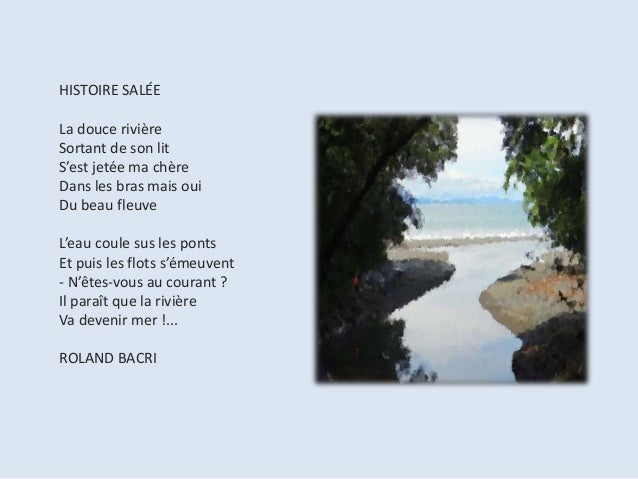 Poèmes sur le thème de l'eau