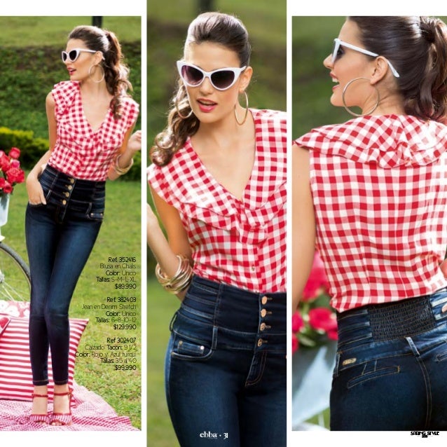 modelos de blusas a cuadros juveniles