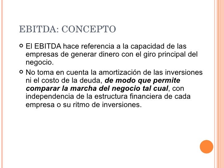 EBDITA ebdita
