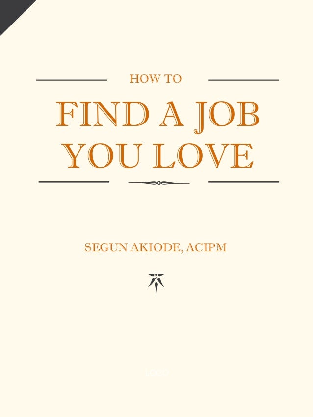 how to find a job as a