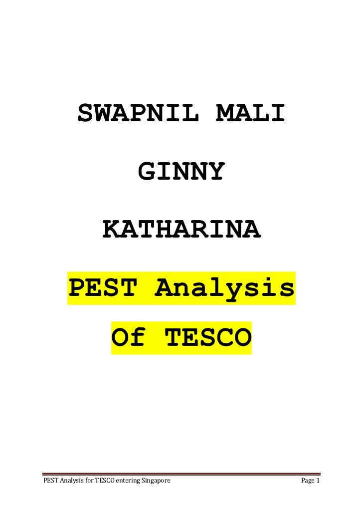 a pestle analysis for tesco a pestle analysis for tesco