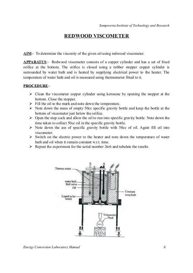Energy Conversion lab manual
