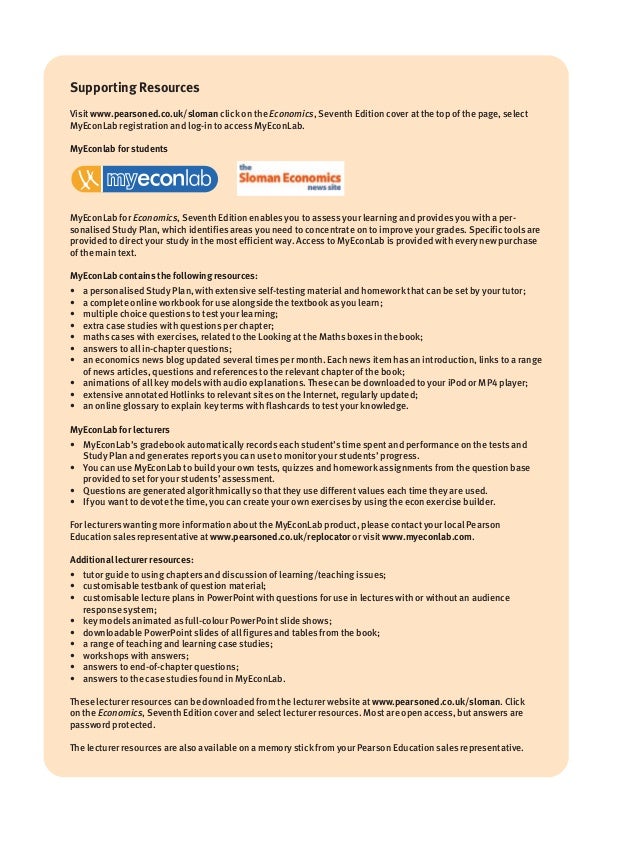 Myeconlab Macroeconomics Homework Answers