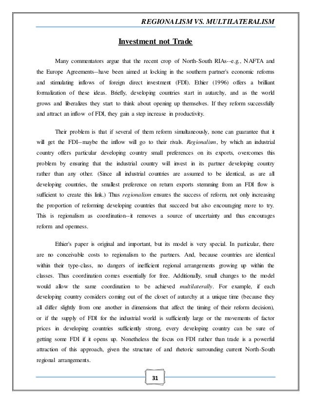 Disadvantages of multilateralism image