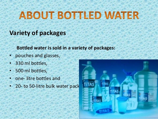 Bottled water plants for sale image