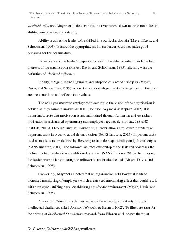 Information security essay
