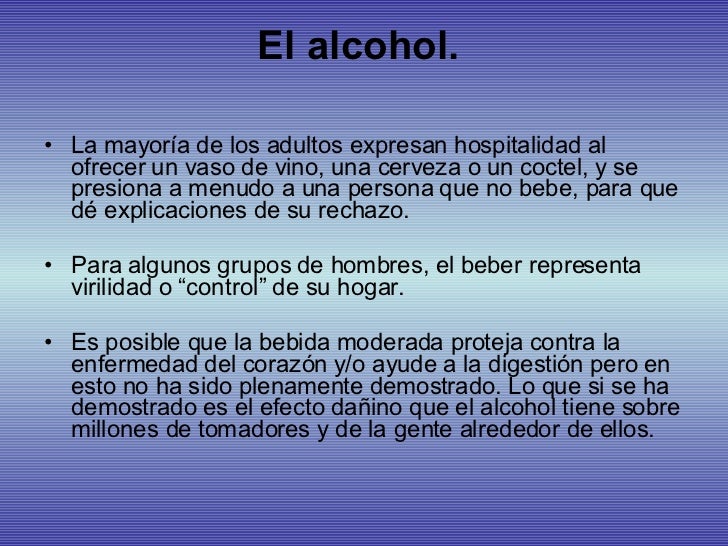 El tratamiento de casa del alcoholismo sin conocimiento del enfermo