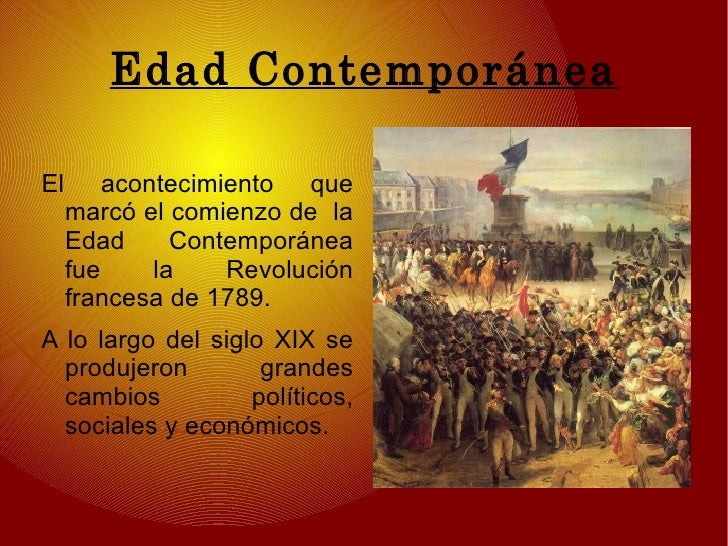 Edad contemporánea