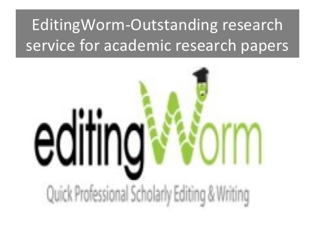 Academic research paper services