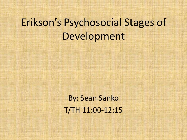 erik erikson psychosocial development reaction paper Erik erikson theory believed in the impact of the significant others in the development of one’s view of him, life and of the world he presented a very comprehensive framework of eight psycho-social stages of development. erik erikson psychosocial development reaction paper Erik erikson theory believed in the impact of the significant others in the development of one’s view of him, life and of the world he presented a very comprehensive framework of eight psycho-social stages of development.