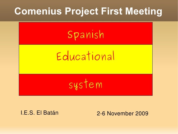 Spanish Educational System