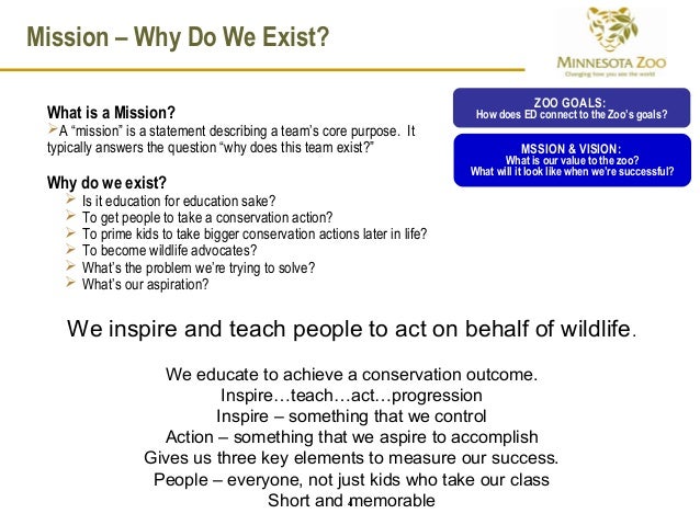 statement purpose educational of goals