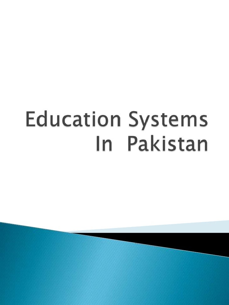 Essay on education system of pakistan