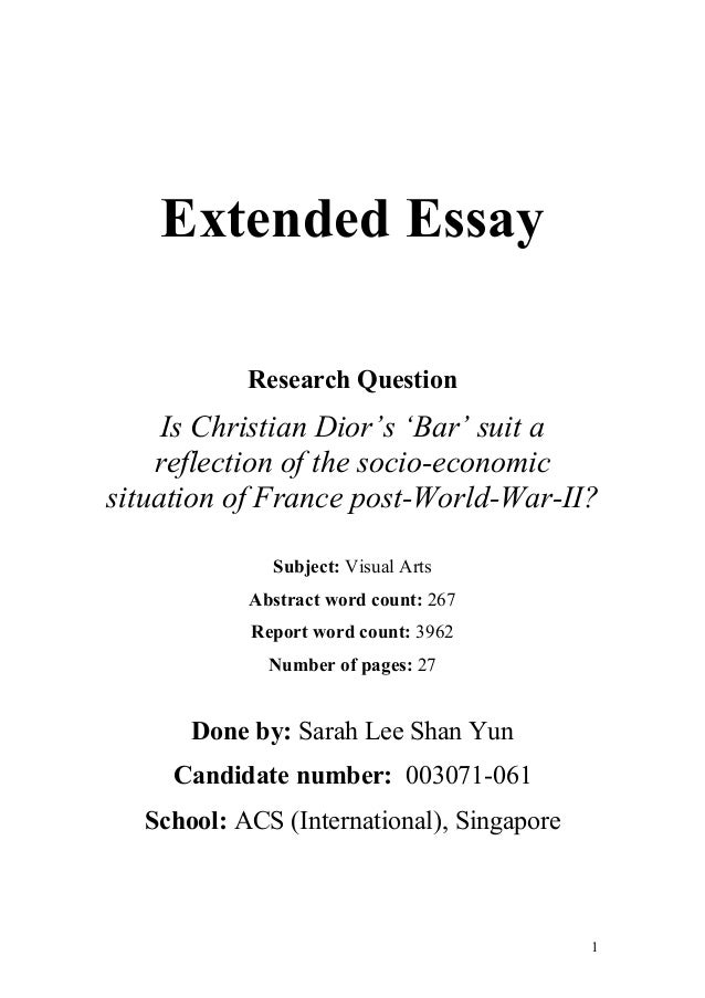 ib extended essay abstract word count formatting your ib extended ib extended essay examples