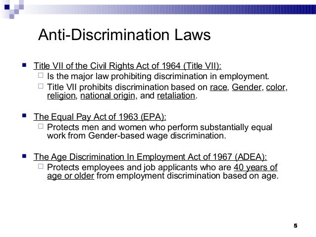 equal employment opportunity and employee rights essay Employers the us equal employment opportunity commission enforces federal laws prohibiting employment discriminationthese laws protect employees and job applicants against employment discrimination when it involves:. equal employment opportunity and employee rights essay Employers the us equal employment opportunity commission enforces federal laws prohibiting employment discriminationthese laws protect employees and job applicants against employment discrimination when it involves:.