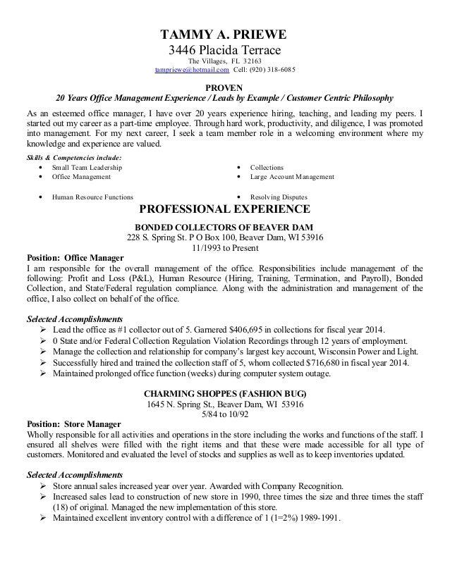 Resumes By Tammy tammy resume Resumes By Tammy tammy resume
