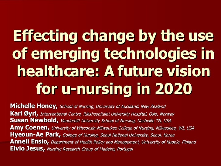 powerpoint on a vision future for nursing A vision for the changing faculty role: preparing students for the technological world of health care emerging technology is the future of nursing education. powerpoint on a vision future for nursing A vision for the changing faculty role: preparing students for the technological world of health care emerging technology is the future of nursing education.