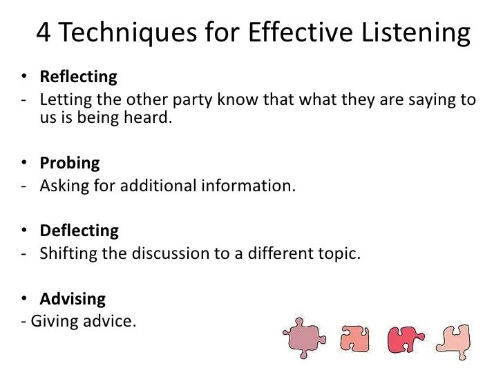 effective informational listening effective informational listening