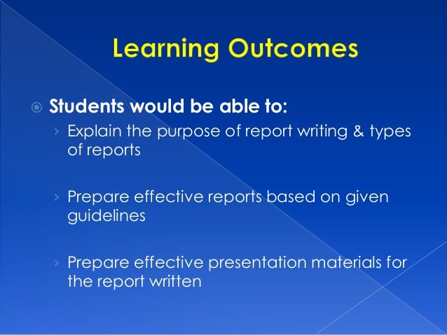 effective report writing Effective and creative report writing (1 day) and format for the text, ensure quality control and good time management to deliver the document on time. effective report writing Effective and creative report writing (1 day) and format for the text, ensure quality control and good time management to deliver the document on time.