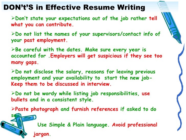 Business resume writing services