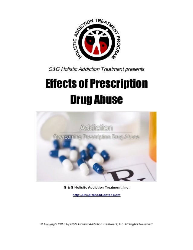Effects Of Prescription Drug Abuse