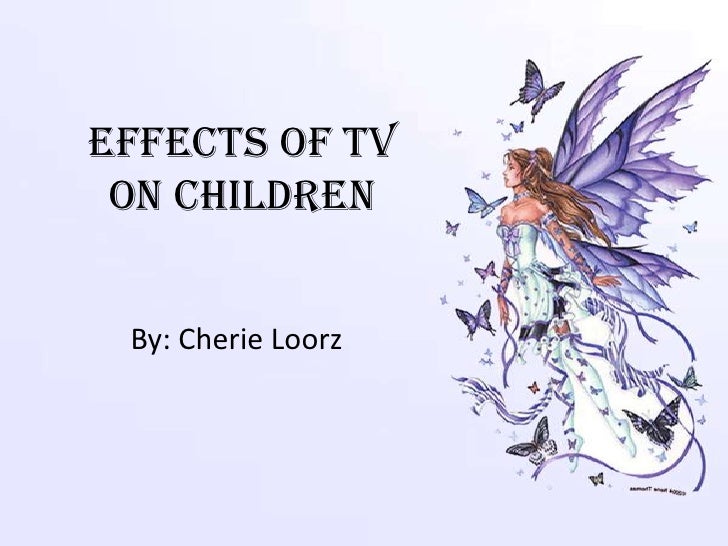 Essay on effects of tv on children