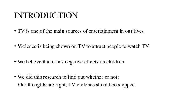 essay tv promotes violence essay tv promotes violence