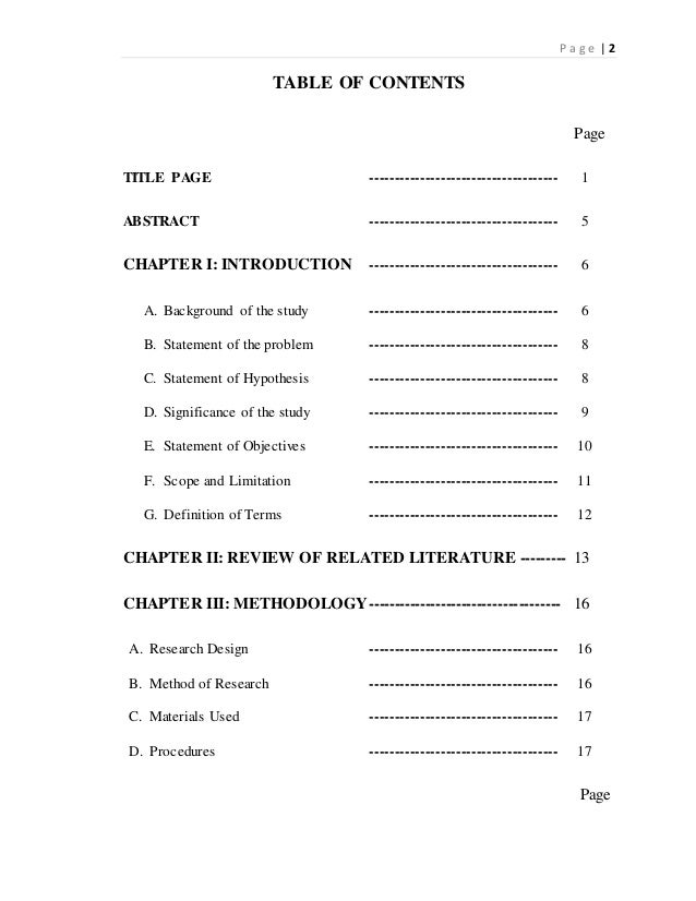 Methodology example for research paper