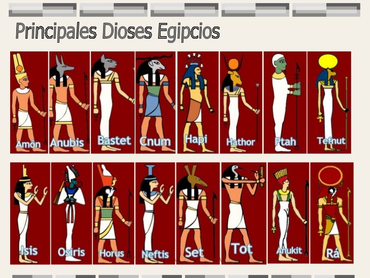 Resultado de imagen de DIOSES EGIPCIOS